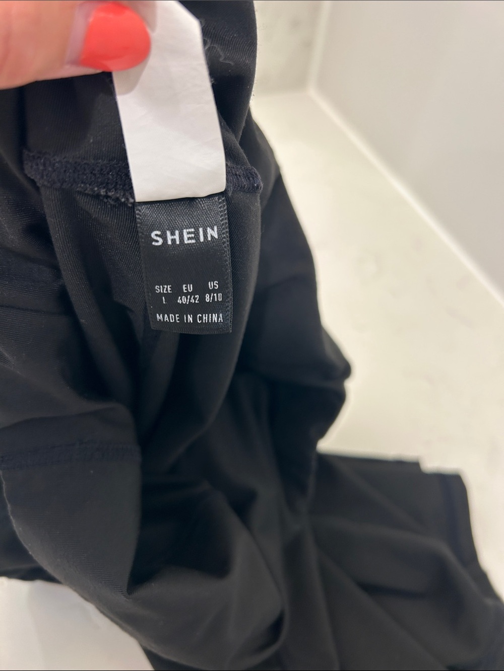 Black High-Rise Bike Shorts - Picture 4 of 7